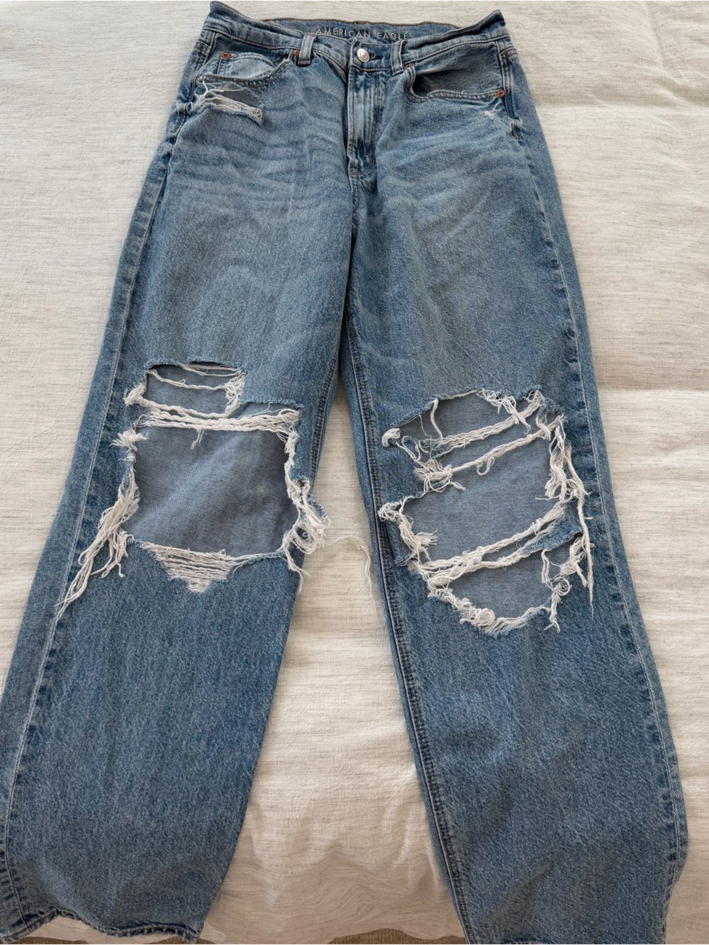American Eagle Outfitters Light Blue Straight Jeans
